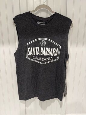 🌺NWT Men’s Santa Barbara California Grey Tank Top - Surmentality ✨💲25